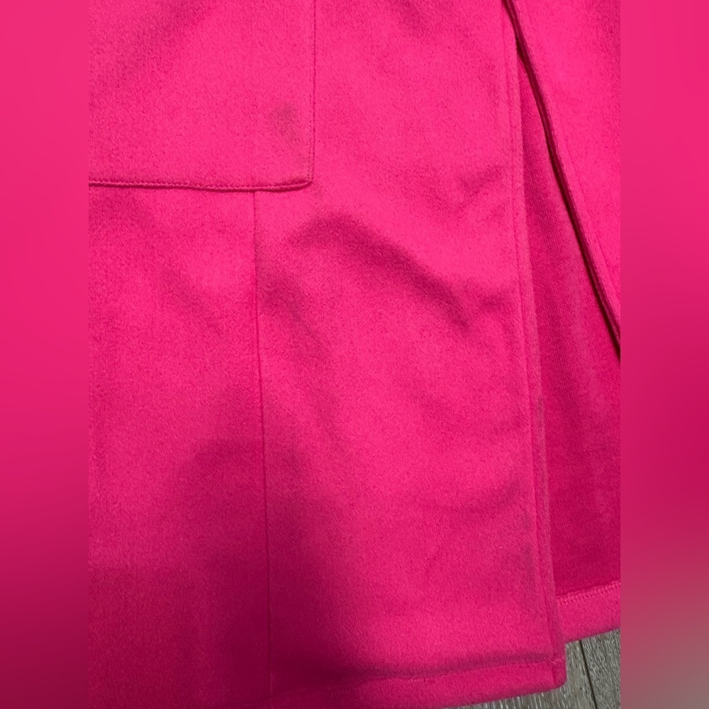 Haute Monde Women's Pink Sleeveless Coat - Picture 2 of 13